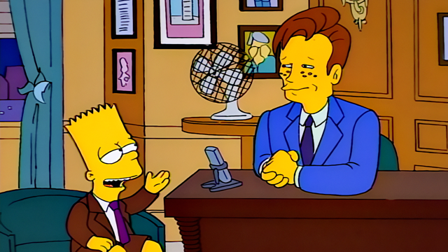 Cena do episódio “Bart Fica Famoso” de Os Simpsons