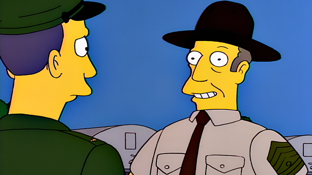 Cena do episódio “A Canção do Doce e Perigoso Skinner” de Os Simpsons